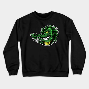 Alligator Crocodile Head Crewneck Sweatshirt